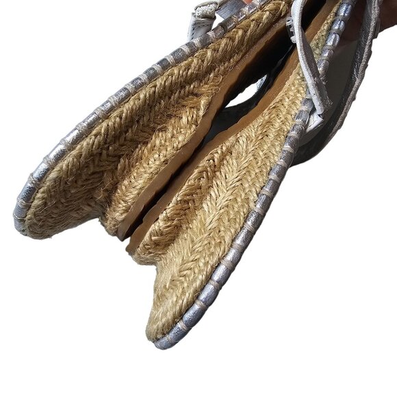 Cole Haan Women's leather silver Embellished Sandals size 9 - Picture 3 of 14